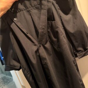 "Bon Voyage", by KMJ. No ruffles.... crispy poplin Blouse